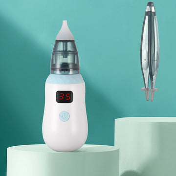 Electric nasal aspirator to clean nasal congestion