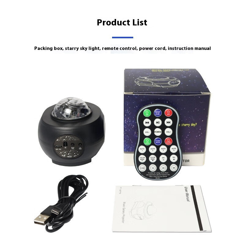 USB Bluetooth Starry Sky Light With Mobile Phone App Remote Control