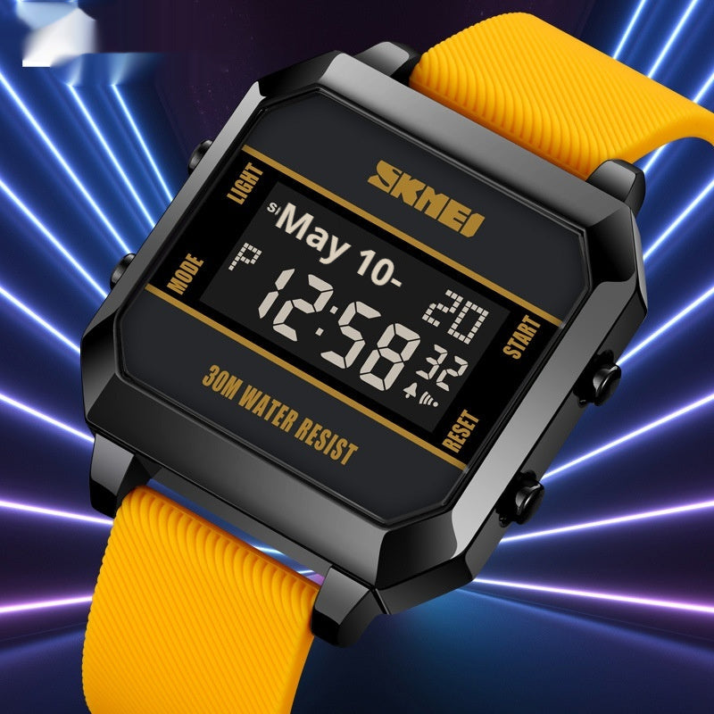 Multifunctional Student Sports Watch Waterproof Chronograph Stopwatch Men