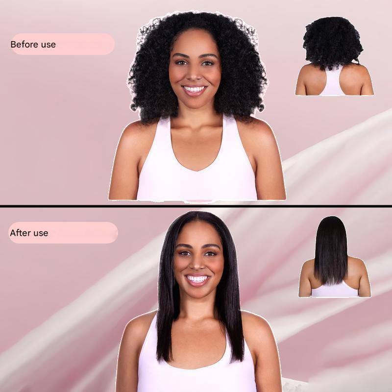 Gentlemen's Bangs Two-in-one Straight Hair Curler With Ion Hair Care, Compact And Portable, Suitable For Dormitory Use