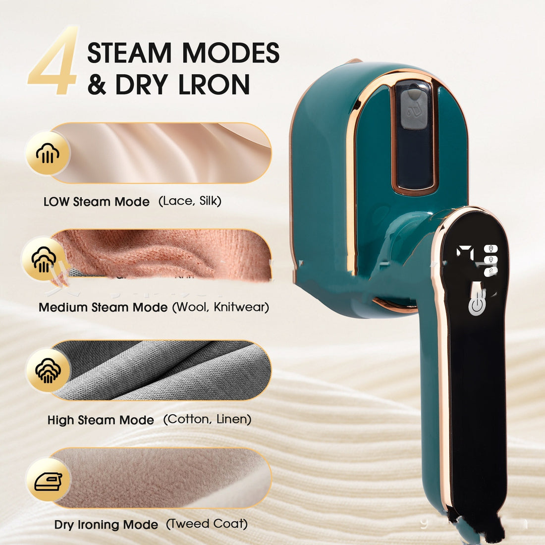 Handheld Garment Steamer Home Travel Portable Ironing Machine