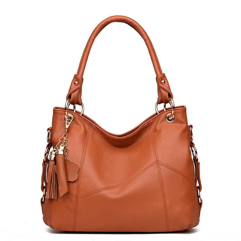 Soft leather cross-body shoulder bag