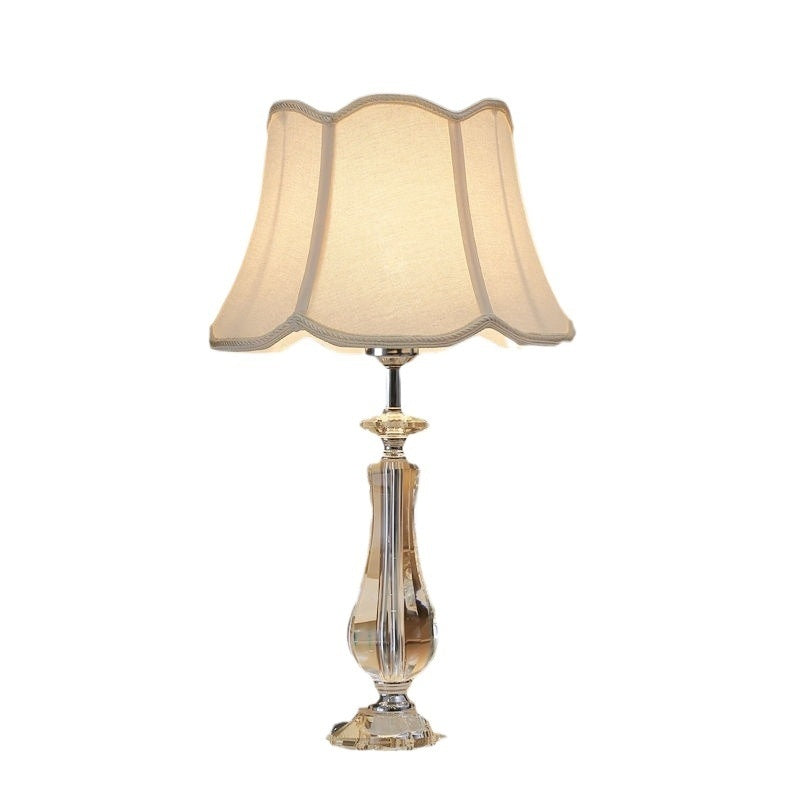 Fashionable Crystal Dimming Remote Control Desk Lamp Lighting