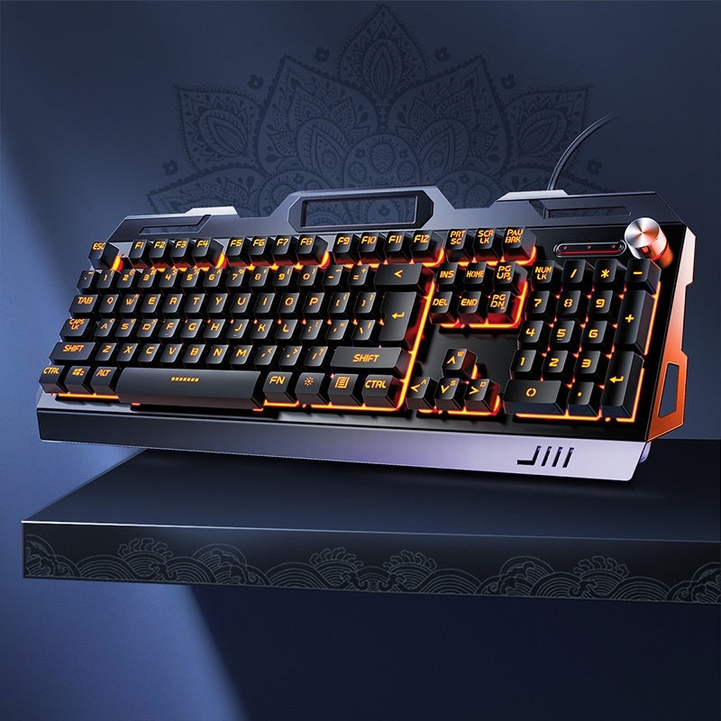 Silver Eagle V2G5 Mechanical Feeling Metal Keyboard Mouse Headset Three-piece Suit