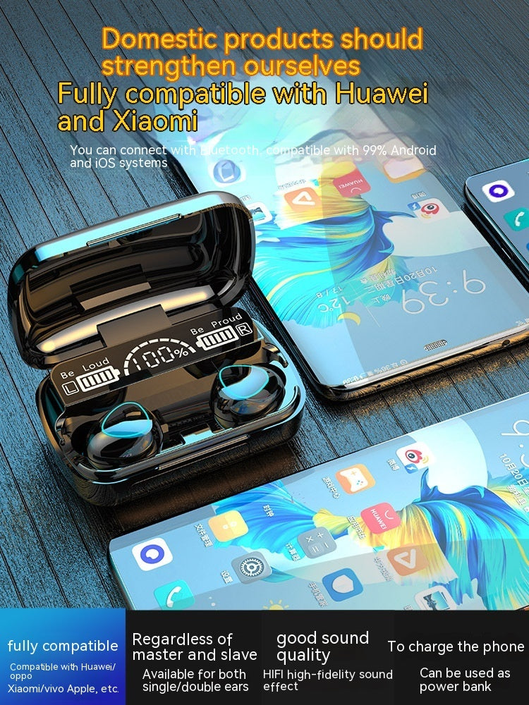 Men In-ear High-end High-quality Noise Reduction Wireless Bluetooth Headset