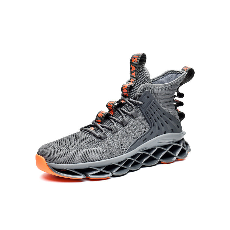 Breathable fly weave blade soles shoes