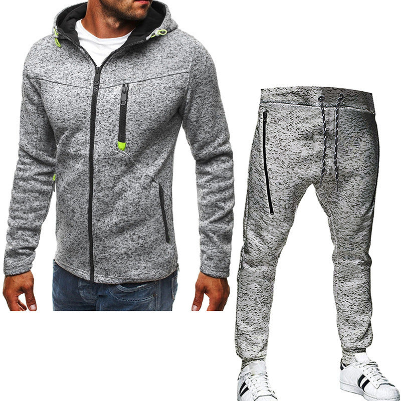 Leisure Sports Hooded Sweater Suit