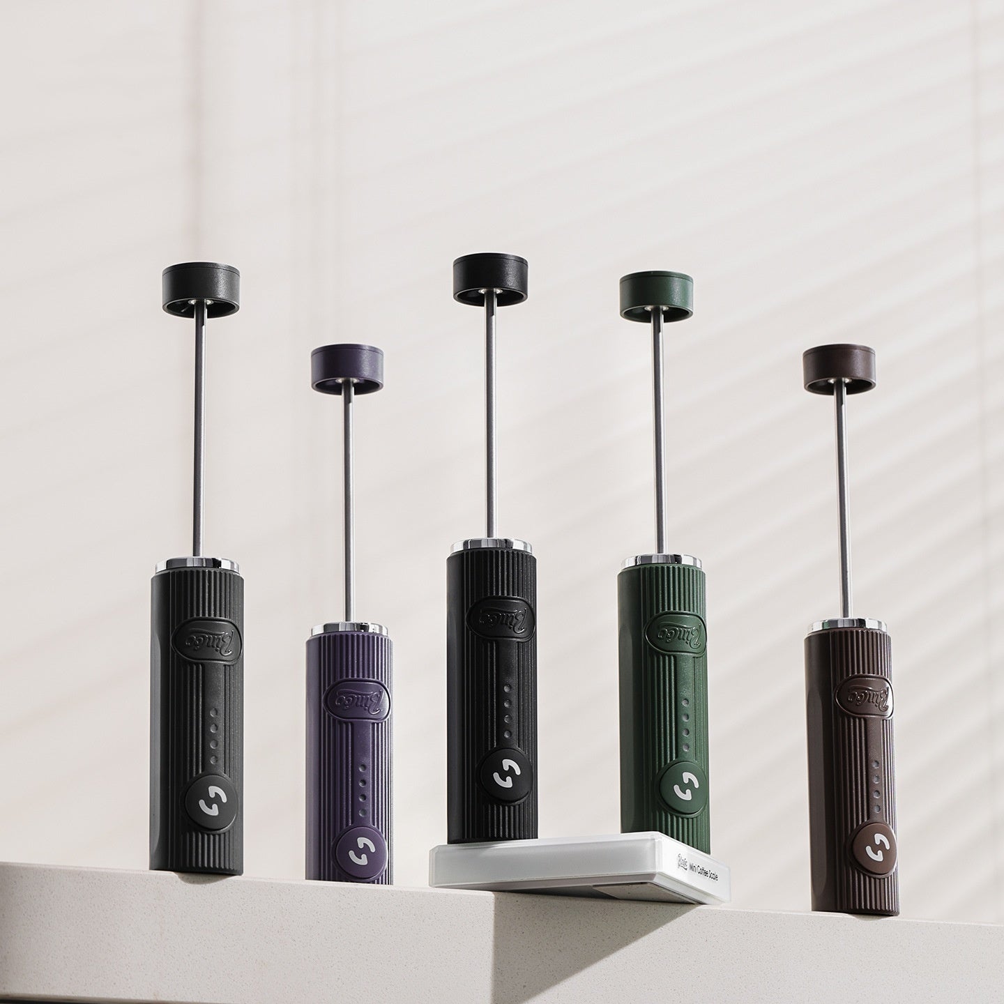 Coffee Frothing Pitcher Portable Milk Frother Electric Handheld