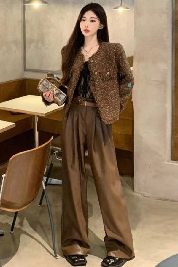 Polyester Women's Tassel Short Cardigan Top