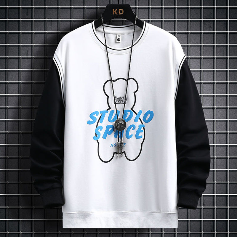 Men's Spring And Autumn Casual Cartoon Sweater