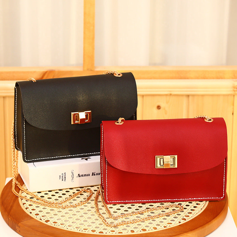 Chain Korean Version Diagonal One Shoulder Diy Handmade Material Bag