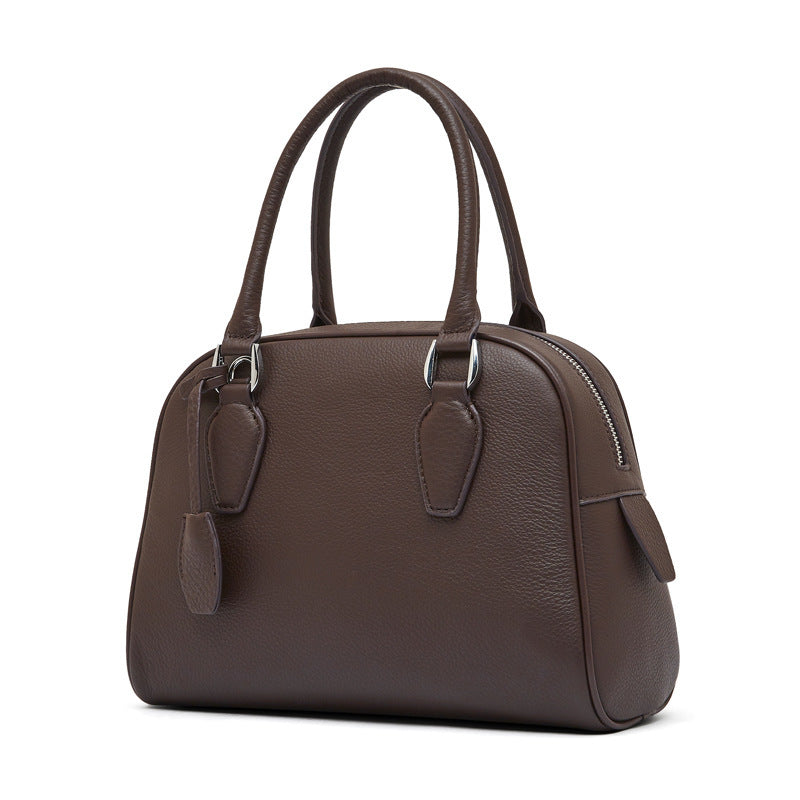 Cowhide High-grade Leather Women's Bag Large Capacity Handbag