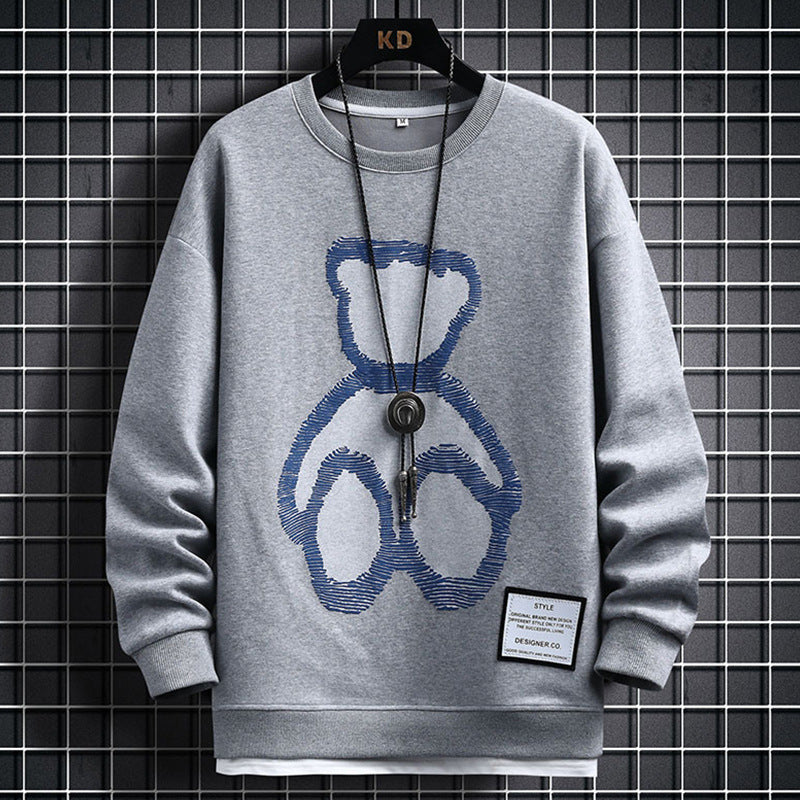 Men's Spring And Autumn Casual Cartoon Sweater