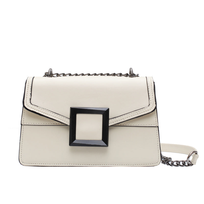 Women's buckle chain shoulder