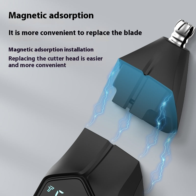 Magnetic Cutter Head Five-in-one Men's Household Hair Clipper Suit