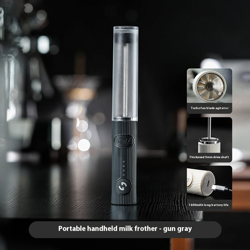 Coffee Frothing Pitcher Portable Milk Frother Electric Handheld