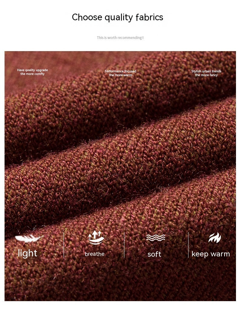 Double Anti-nano Velvet Turtleneck Inner Bottoming Sweater