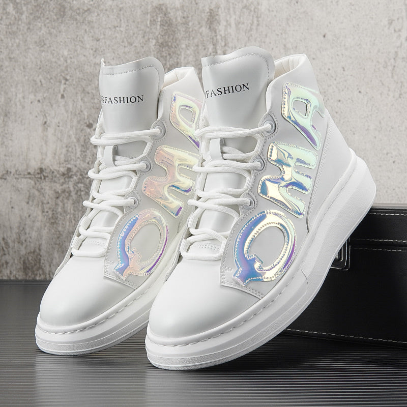 Spring And Autumn New Trend Of Casual Internal High Men's Shoes