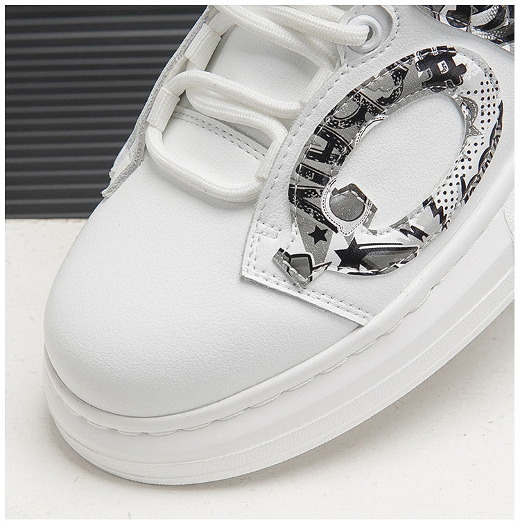 Spring And Autumn New Trend Of Casual Internal High Men's Shoes