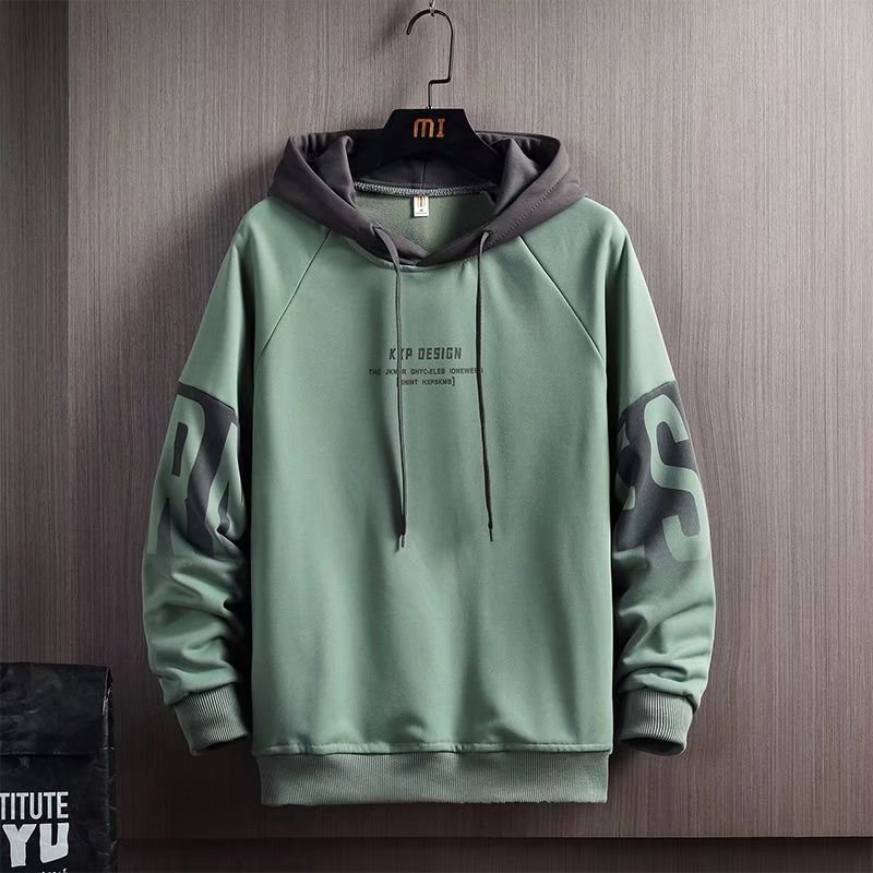 Men's New Autumn Hooded Loose Long Sleeve Top Sweatshirt