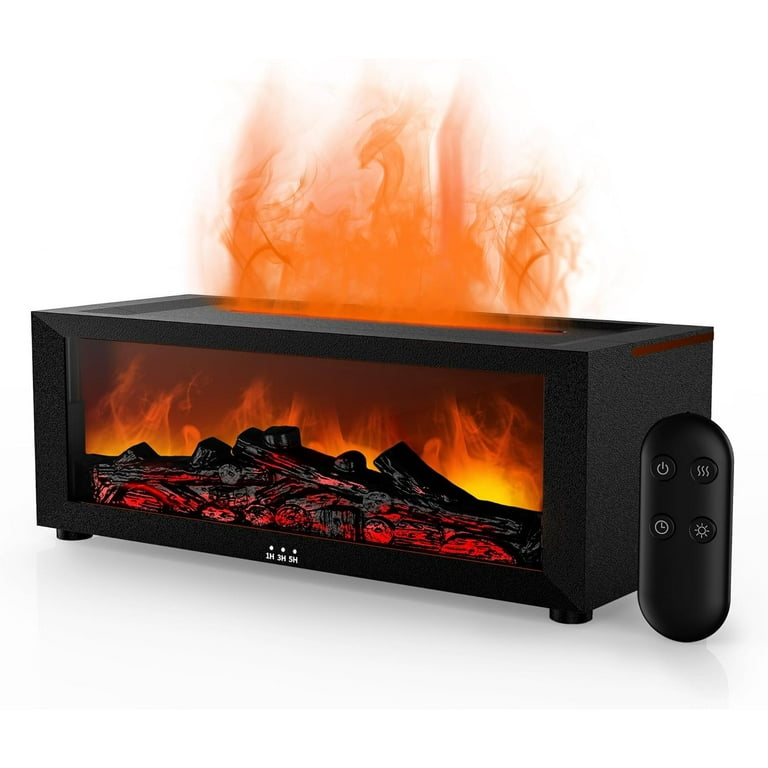 New Flame Aromatherapy Machine Colorful Flame Humidifier 3D Flame Fireplace Machine