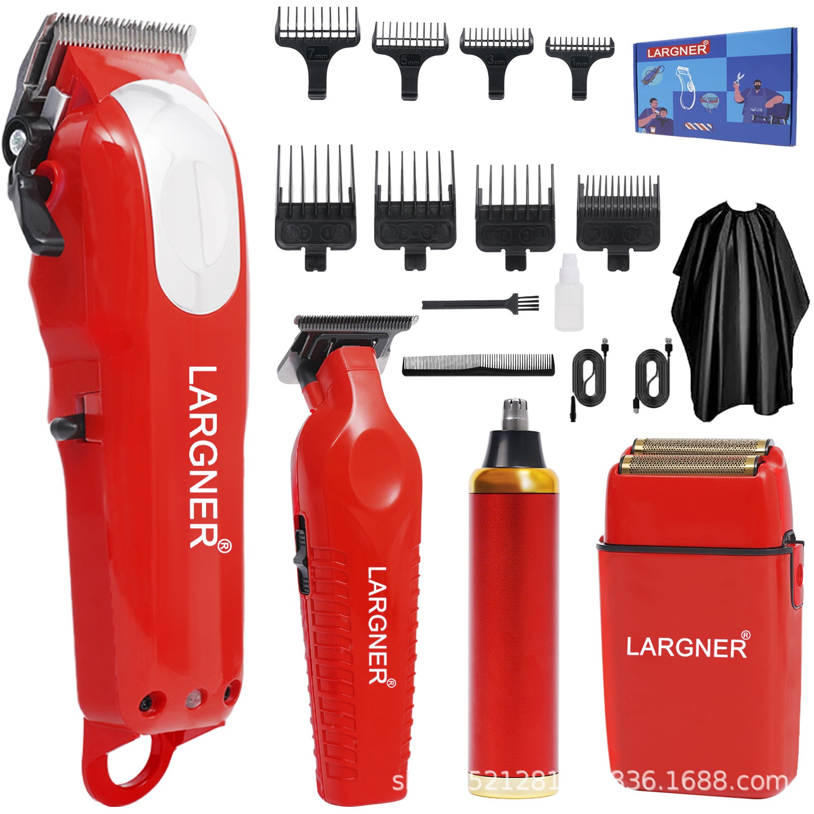 Household Portable Low-noise Five In One Electric Shaver