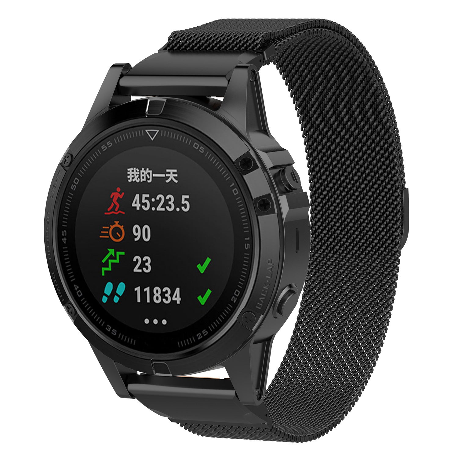 Suitable For Gen2Enduro3fenix866X Quick Release Three Beads Milan Strap