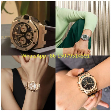 Men's 904L Stainless Steel Quartz Watch in 42mm watchcase Inspired By Audemarses Piguetes Heritage of Precision