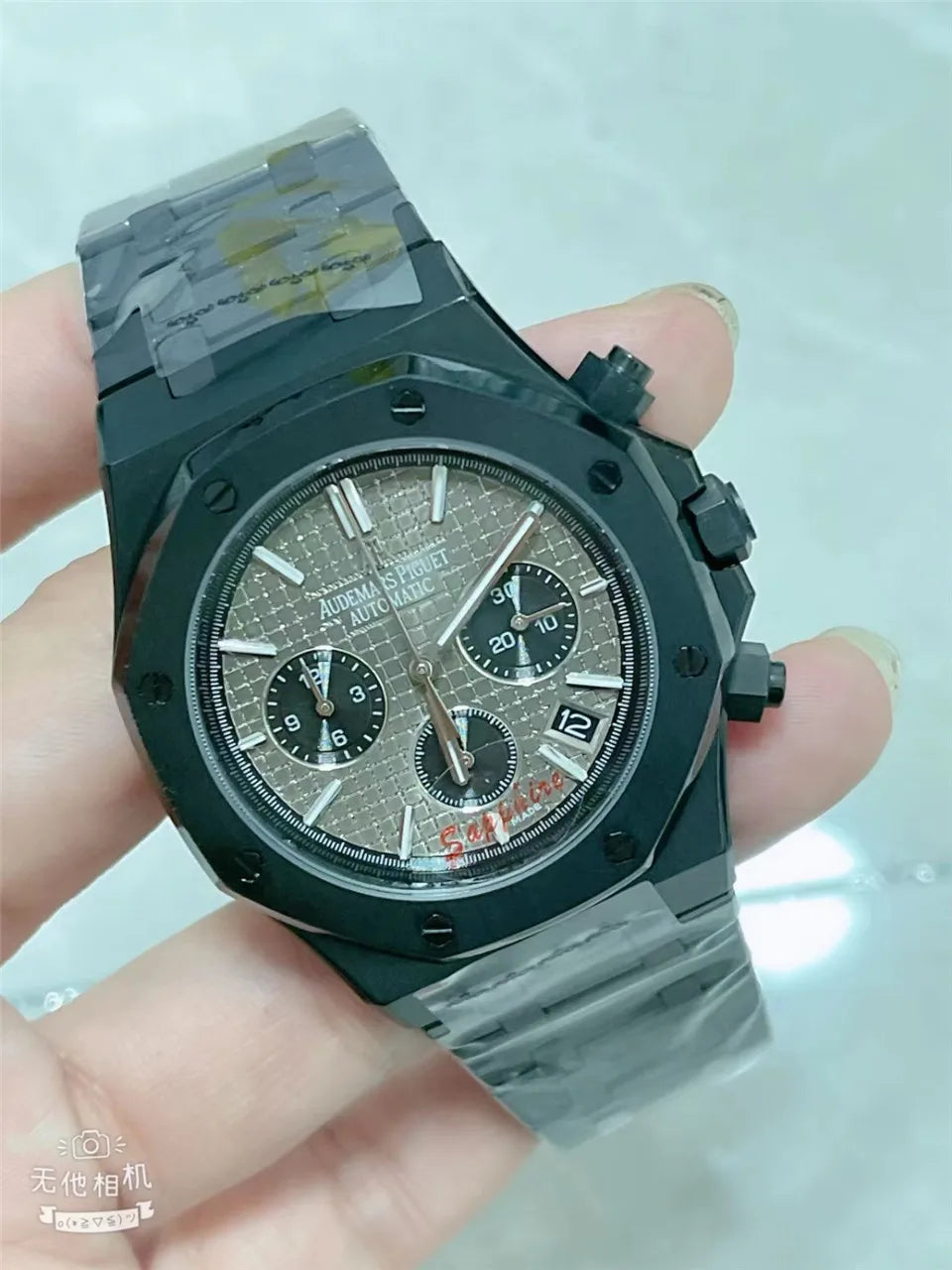 Men's 904L Stainless Steel Quartz Watch in 42mm watchcase Inspired By Audemarses Piguetes Heritage of Precision