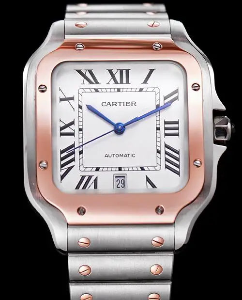 Men and Women Stainless Steel Quartz Movement And Automatic Movement Watch in 34MM 38MM Crafted with Cartieres Inspiration