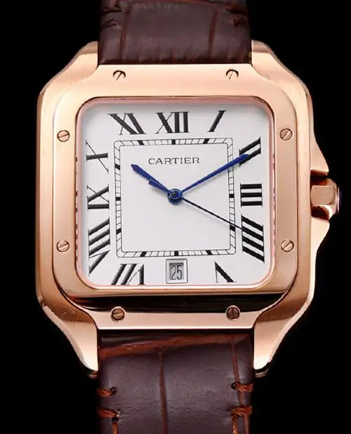 Men and Women Stainless Steel Quartz Movement And Automatic Movement Watch in 34MM 38MM Crafted with Cartieres Inspiration