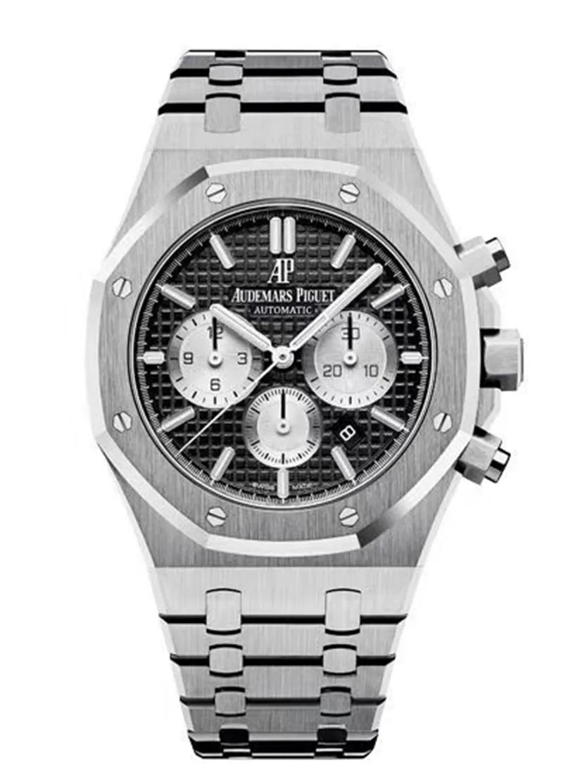 Men's 904L Stainless Steel Quartz Movement Watch in 42mm Crafted with Audemarses Piguetes Inspiration