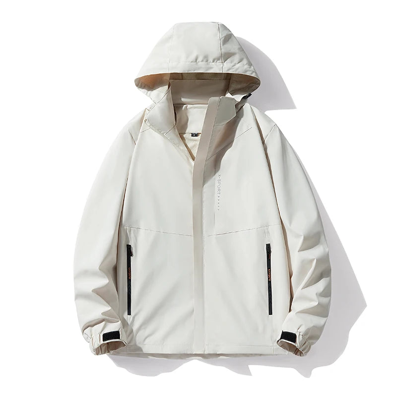 Running Jacket Men Hooded Waterproof Outdoor Jogging Man Windproof Coat Camouflage Gym Women Clothing Breathable Hiking Jackets