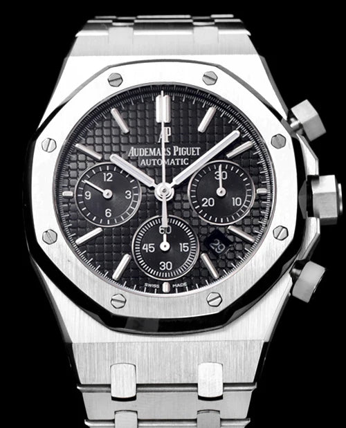 Men's 904L Stainless Steel Quartz Movement Watch in 42mm Crafted with Audemarses Piguetes Inspiration