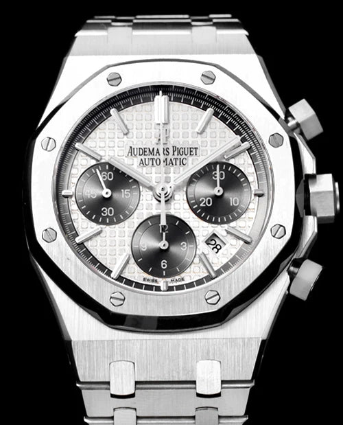 Men's 904L Stainless Steel Quartz Movement Watch in 42mm Crafted with Audemarses Piguetes Inspiration