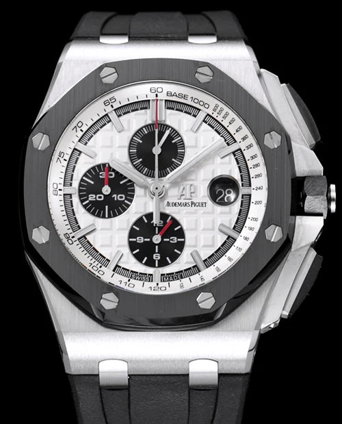 Men's 904L Stainless Steel Quartz Movement Watch in 42mm Crafted with Audemarses Piguetes Inspiration