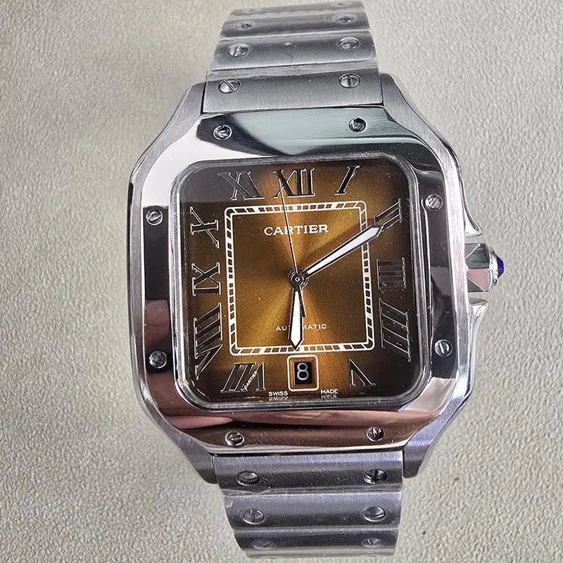 Men and Women Stainless Steel Quartz Movement And Automatic Movement Watch in 34MM 38MM Crafted with Cartieres Inspiration