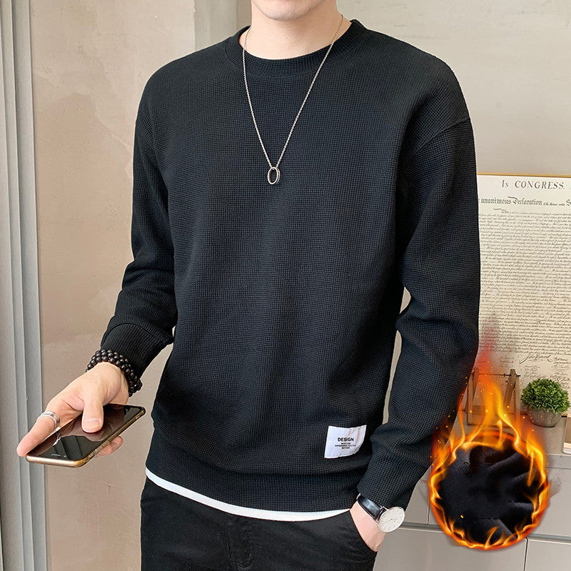 Men's Spring And Autumn Bottoming Shirt Top Sweater