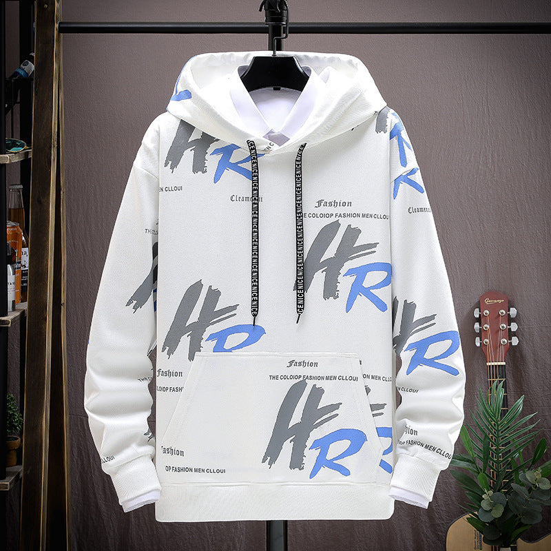 Men's Autumn All-match Printed Sweatshirt