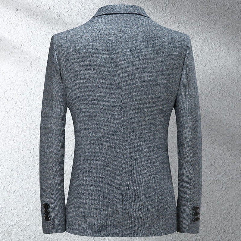 Men's Knitting Suit Casual Nylon Coat