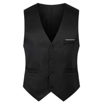 Men's Solid Color British Fashion Suit Vest