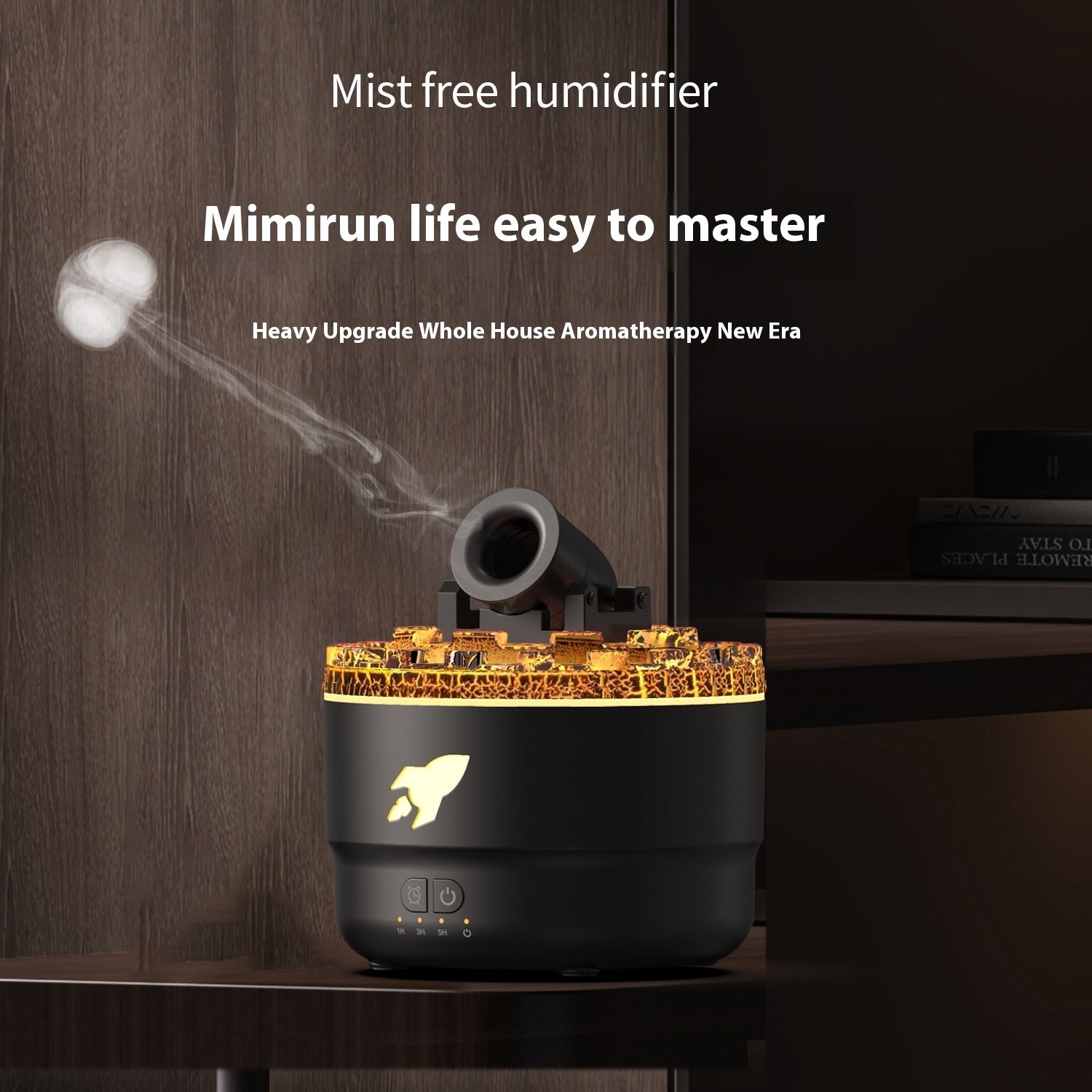 New Flame Aromatherapy Humidifier Super Large Spray Volume