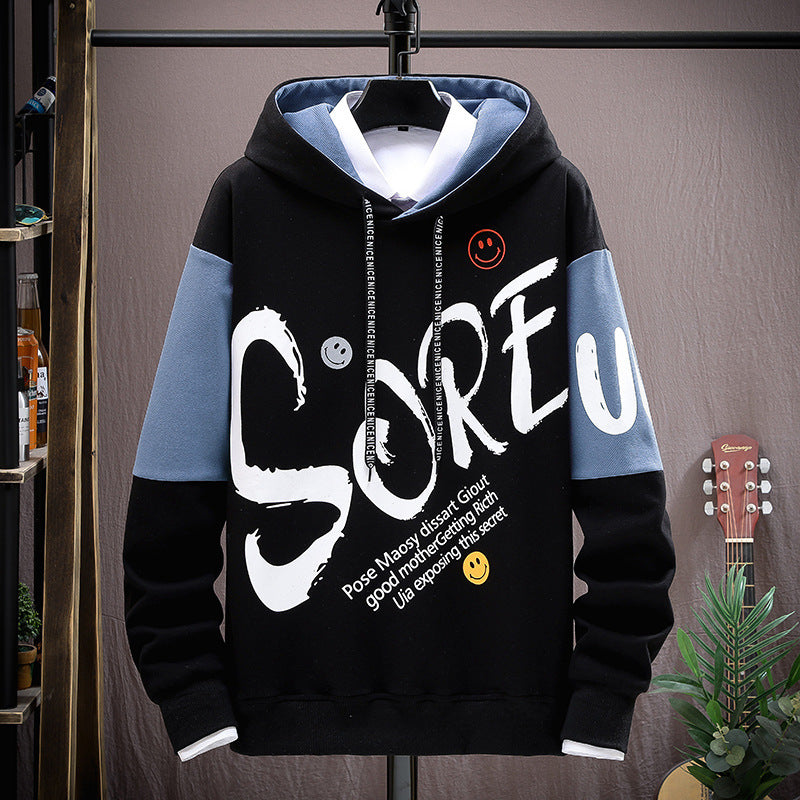 Men's Autumn All-match Printed Sweatshirt