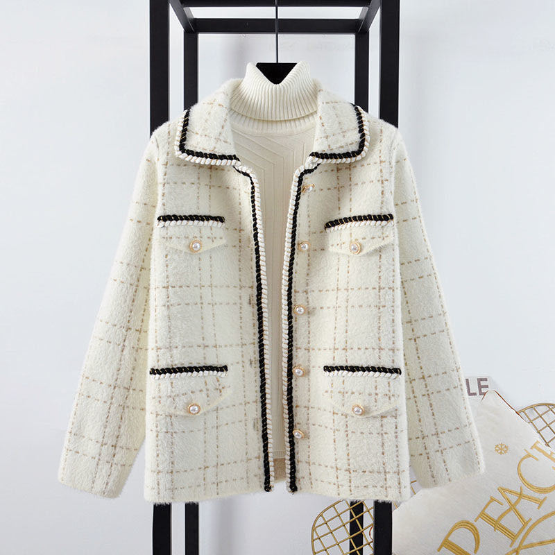 Women's Short Knitted Cardigan Small Fragrance Coat