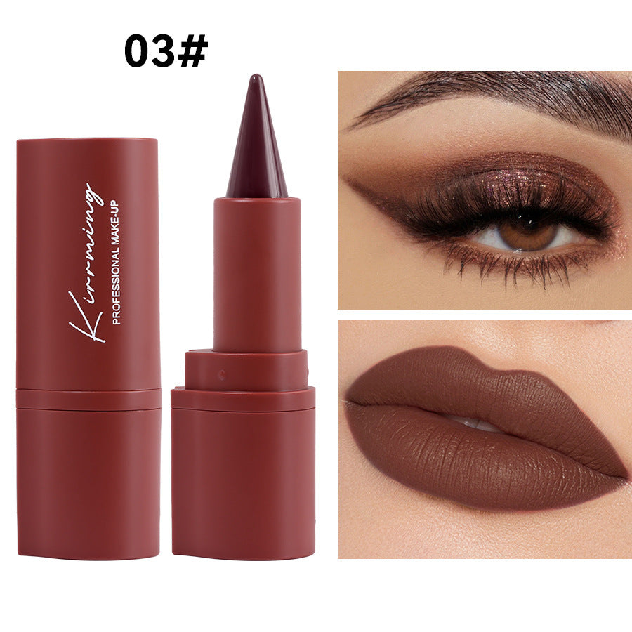 2-in-1 Eyeliner Lipstick 4 Colors Waterproof And Durable