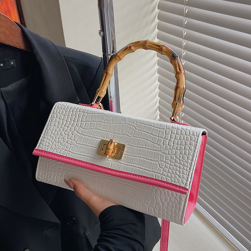 Bamboo Handbag Small Square Bag