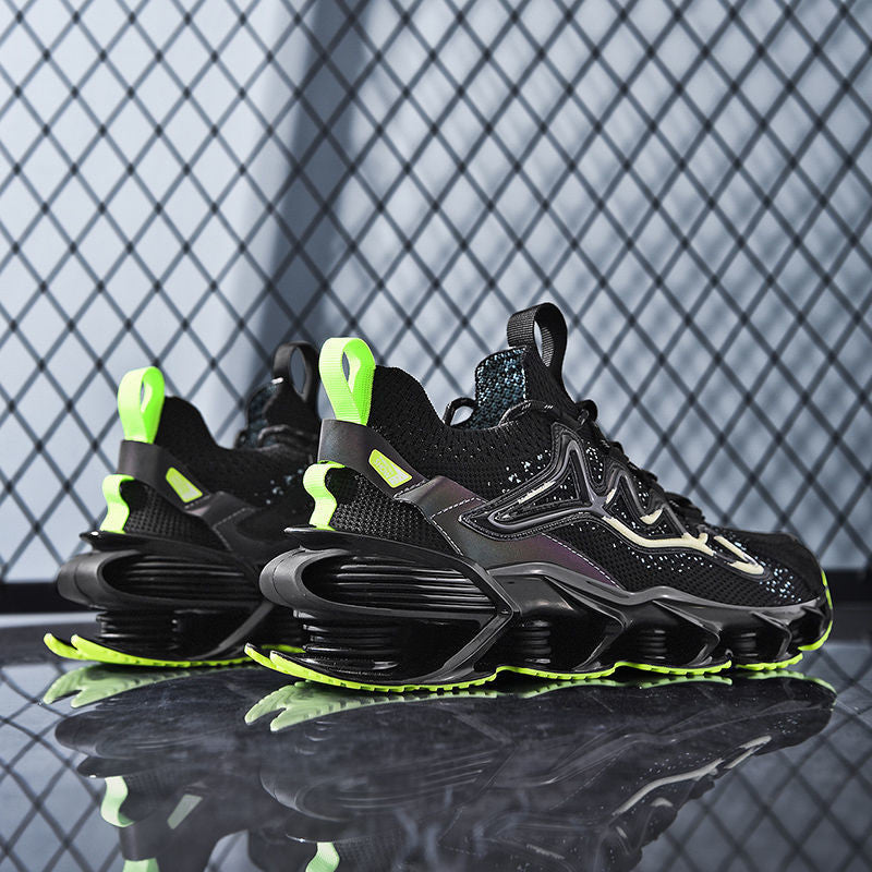 Summer Breathable Men's Shoes New Shoes Shock Absorption Running Sneakers