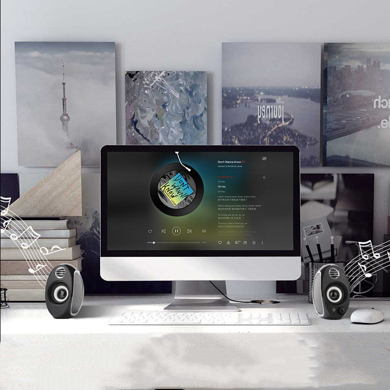 Laptop Mini Speaker Desktop Computer Audio Super Dynamic Bass Boost Home