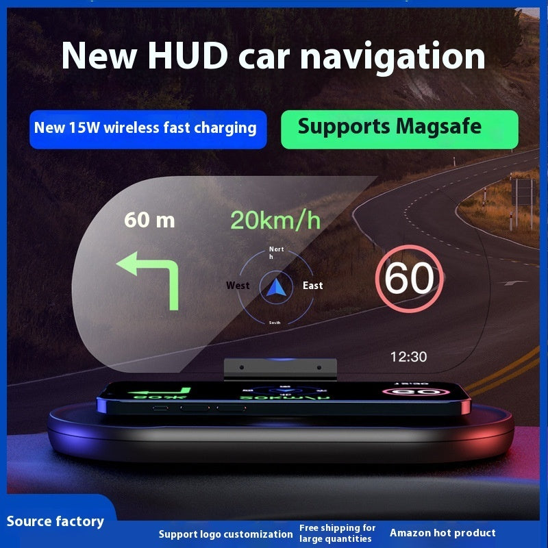 Vehicle Navigation HUD Car Head-up Display Instrument Magnetic Navigation Projector