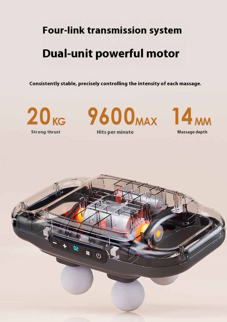 Rechargeable High-power Four-head Massager